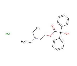 Benactyzine hydrochloride (CAS 57-37-4) - chemical structure image