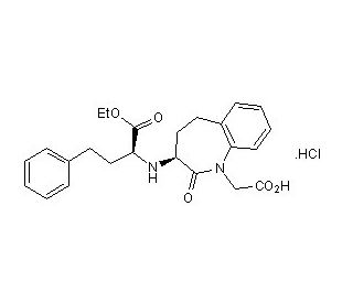 Benazepril hydrochloride (CAS 86541-74-4) - chemical structure image