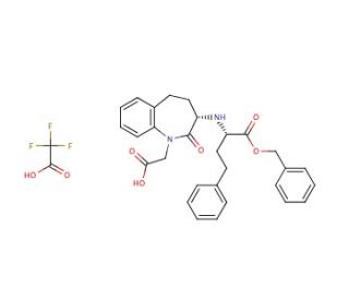 Benazeprilat Benzyl Ester Analogue, Trifluoroacetic Acid Salt - chemical structure image