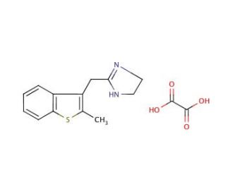 Benazoline oxalate salt (CAS 1021868-82-5) - chemical structure image