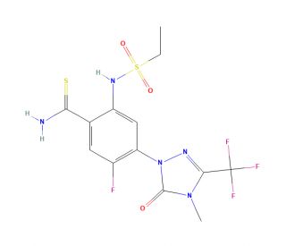 Bencarbazone (CAS 173980-17-1) - chemical structure image