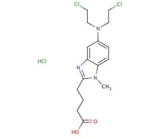 Bendamustine Hydrochloride (CAS 3543-75-7) - chemical structure image