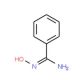 Benzamide oxime (CAS 613-92-3) - chemical structure image