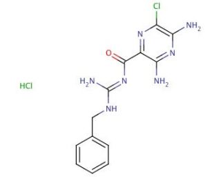 Benzamil hydrochloride (CAS 161804-20-2) - chemical structure image