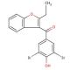 Benzbromarone (CAS 3562-84-3) - chemical structure image