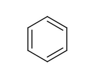 Benzene (CAS 71-43-2) - chemical structure image