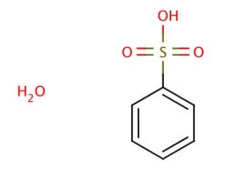 Benzenesulfonic acid monohydrate (CAS 26158-00-9) - chemical structure image
