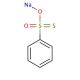 Benzenethionosulfonic acid sodium salt (CAS 1887-29-2) - chemical structure image