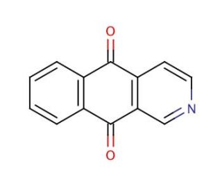 Benz[g]isoquinoline-5,10-dione (CAS 46492-08-4) - chemical structure image