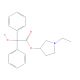 Benzilic Acid 1-Ethyl-3-pyrrolidinyl Ester (CAS 94576-88-2) - chemical structure image
