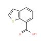 Benzo[b]thiophene-7-carboxylic acid (CAS 10134-98-2) - chemical structure image