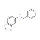 Benzo[1,3]dioxol-5-yl-pyridin-4-ylmethyl-amine - chemical structure image