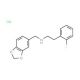 Benzo[1,3]dioxol-5-ylmethyl-[2-(2-fluoro-phenyl)-ethyl]-amine hydrochloride - chemical structure image