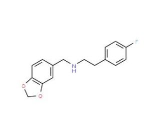 Benzo[1,3]dioxol-5-ylmethyl-[2-(4-fluoro-phenyl)-ethyl]-amine (CAS 435345-36-1) - chemical structure image