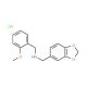 Benzo[1,3]dioxol-5-ylmethyl-(2-methoxy-benzyl)-amine hydrochloride - chemical structure image