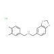 Benzo[1,3]dioxol-5-ylmethyl-(3,4-difluoro-benzyl)-amine hydrochloride - chemical structure image