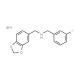 Benzo[1,3]dioxol-5-ylmethyl-(3-fluoro-benzyl)-amine hydrobromide - chemical structure image