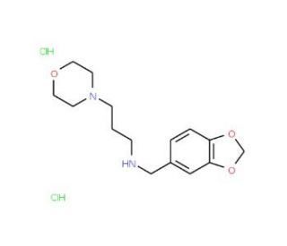 Benzo[1,3]dioxol-5-ylmethyl-(3-morpholin-4-yl-propyl)-amine dihydrochloride - chemical structure image