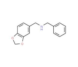 Benzo[1,3]dioxol-5-ylmethyl-benzyl-amine (CAS 4720-73-4) - chemical structure image