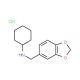 Benzo[1,3]dioxol-5-ylmethyl-cyclohexyl-amine hydrochloride - chemical structure image