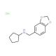 Benzo[1,3]dioxol-5-ylmethyl-cyclopentyl-amine hydrochloride - chemical structure image