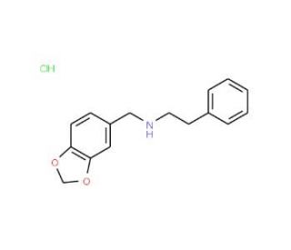 Benzo[1,3]dioxol-5-ylmethyl-phenethyl-amine hydrochloride - chemical structure image