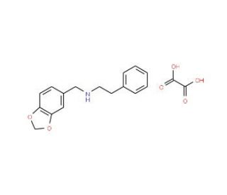 Benzo[1,3]dioxol-5-ylmethyl-phenethyl-amine oxalate - chemical structure image