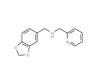 Benzo[1,3]dioxol-5-ylmethyl-pyridin-2-ylmethyl-amine (CAS 626210-49-9) - chemical structure image