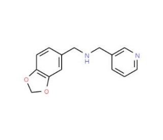 Benzo[1,3]dioxol-5-ylmethyl-pyridin-3-ylmethyl-amine (CAS 328261-31-0) - chemical structure image