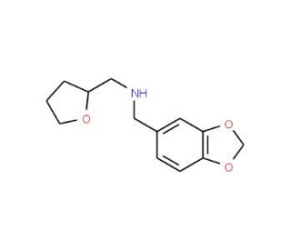 Benzo[1,3]dioxol-5-ylmethyl-(tetrahydro-furan-2-ylmethyl)-amine (CAS 436096-91-2) - chemical structure image