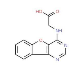 (Benzo[4,5]furo[3,2-d]pyrimidin-4-ylamino)-acetic acid - chemical structure image