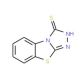Benzo[4,5]thiazolo[2,3-c][1,2,4]triazole-3-thiol (CAS 6957-85-3) - chemical structure image