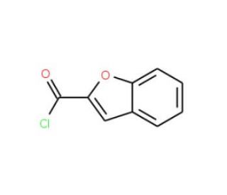 Benzo[b]furan-2-carbonyl chloride (CAS 41717-28-6) - chemical structure image