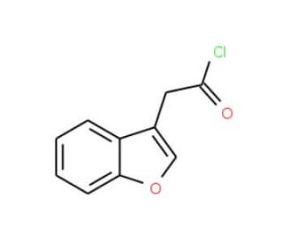 Benzo[b]furan-3-ylacetyl chloride (CAS 857283-98-8) - chemical structure image
