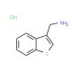 Benzo[b]thiophen-3-ylmethylamine hydrochloride (CAS 55810-74-7) - chemical structure image