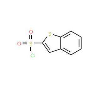Benzo[b]thiophene-2-sulphonyl chloride (CAS 90001-64-2) - chemical structure image