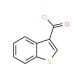 Benzo[b]thiophene-3-carbonyl chloride (CAS 39827-12-8) - chemical structure image