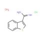 Benzo[b]thiophene-3-carboximidamidine hydrochloride hydrate - chemical structure image