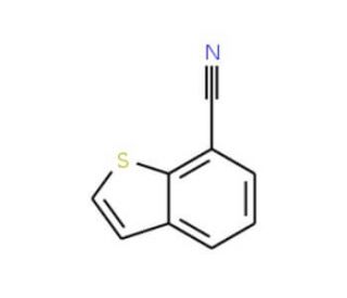 Benzo[b]thiophene-7-carbonitrile (CAS 22780-71-8) - chemical structure image