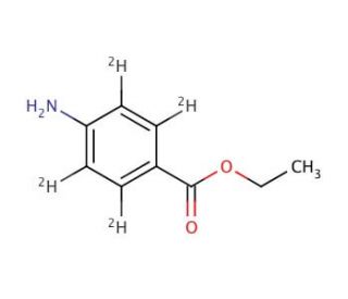 Benzocaine-d4 (CAS 342611-08-9) - chemical structure image