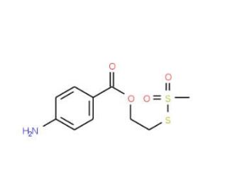 Benzocaine Methanethiosulfonate (CAS 212207-24-4) - chemical structure image