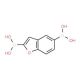 Benzofuran-2,5-yldiboronic acid (CAS 913835-69-5) - chemical structure image
