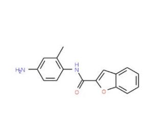 Benzofuran-2-carboxylic acid (4-amino-2-methyl-phenyl)-amide (CAS 433252-24-5) - chemical structure image