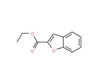 Benzofuran-2-carboxylic acid ethyl ester (CAS 3199-61-9) - chemical structure image