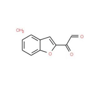 Benzofuran-2-ylglyoxal hydrate (CAS 131922-15-1) - chemical structure image