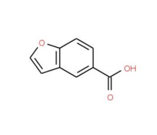 Benzofuran-5-carboxylic acid (CAS 90721-27-0) - chemical structure image