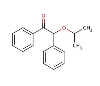 Benzoin isopropyl ether (CAS 6652-28-4) - chemical structure image