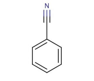 Benzonitrile (CAS 100-47-0) - chemical structure image