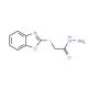 (Benzooxazol-2-ylsulfanyl)-acetic acid hydrazide (CAS 113546-63-7) - chemical structure image