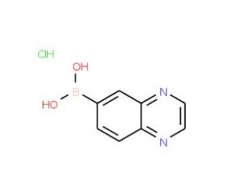 Benzopyrazine-6-boronic acid hydrochloride (CAS 852362-25-5) - chemical structure image